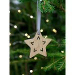 Деревянная подвеска Christmate, звезда, фото 3