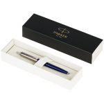 Ручка шариковая Parker Jotter Originals Navy Blue Chrome CT, темно-синяя, фото 3