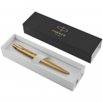 Ручка шариковая Parker Jotter XL Monochrome Gold, золотистая, фото 2