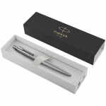 Ручка шариковая Parker Jotter XL Monochrome Grey, серебристая, фото 2