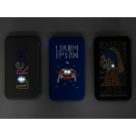 Аккумулятор Uniscend Starry с подсветкой, 5000 мАч, черный, фото 6