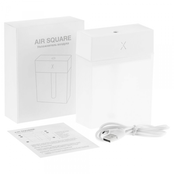 Настольный увлажнитель Air Square, белый - купить оптом