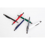Ручка шариковая Atento Soft Touch Stylus со стилусом, черная, фото 4