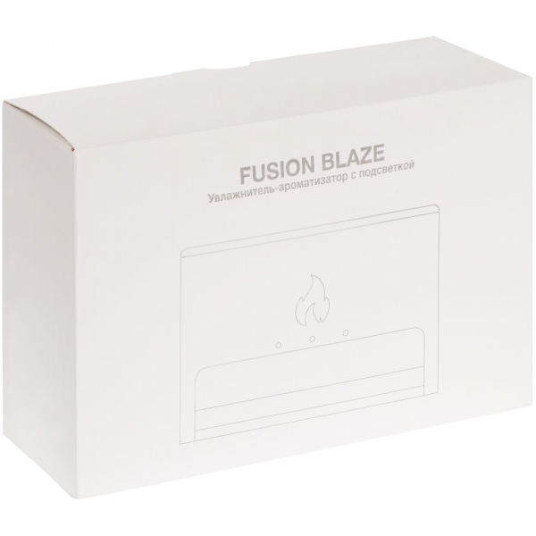 Увлажнитель-ароматизатор Fusion Blaze с имитацией пламени, белый - купить оптом