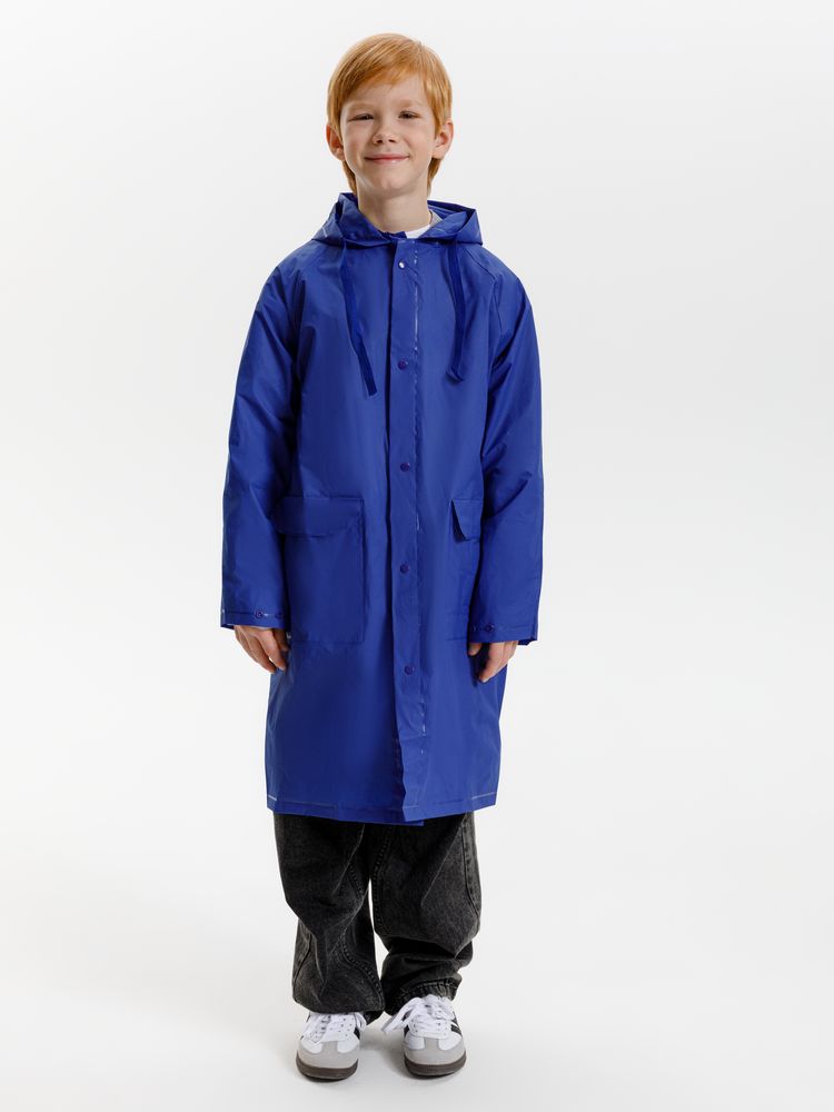 Дождевик детский RainDrop Kids, ярко-синий - купить оптом