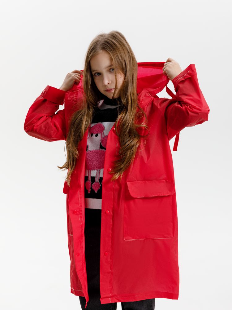 Дождевик детский RainDrop Kids, красный - купить оптом