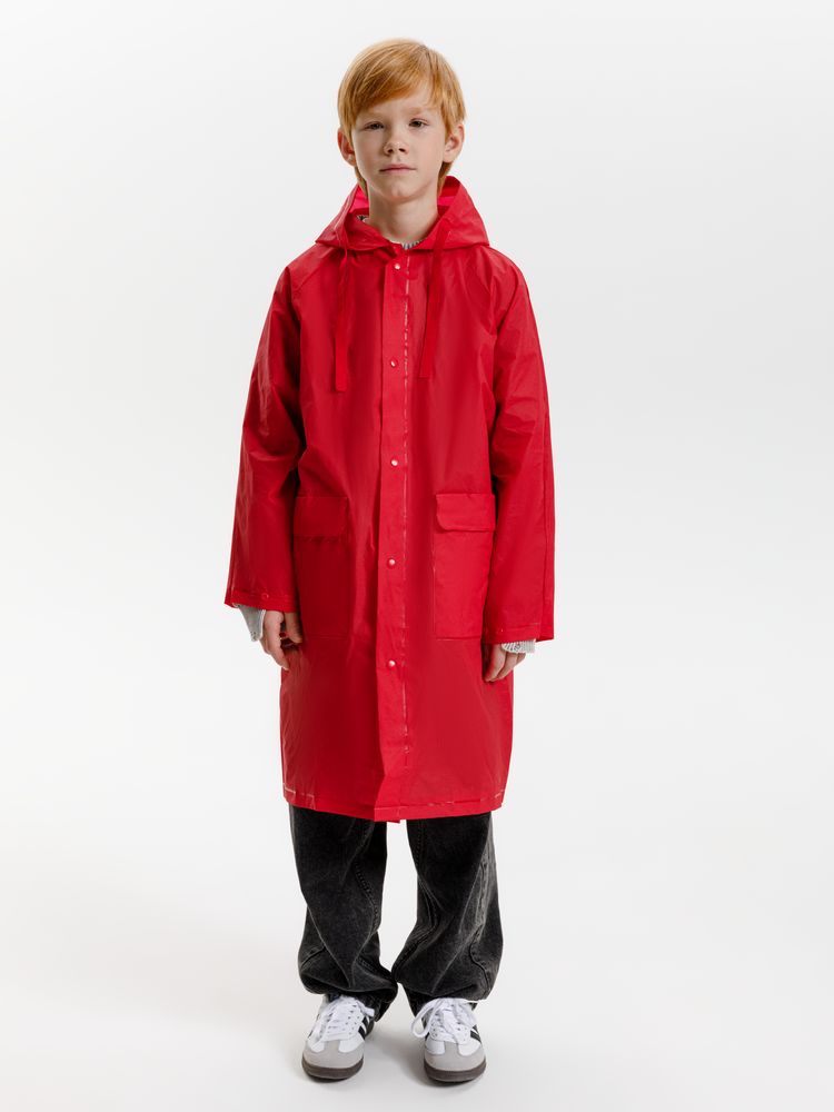 Дождевик детский RainDrop Kids, красный - купить оптом