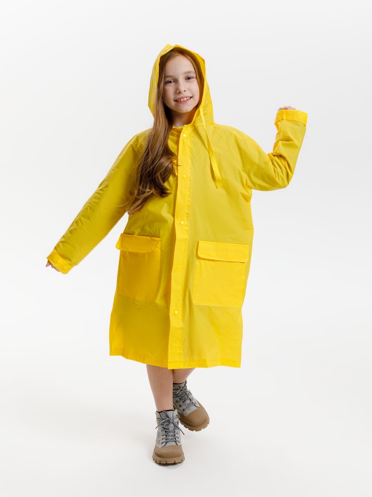 Дождевик детский RainDrop Kids, желтый - купить оптом