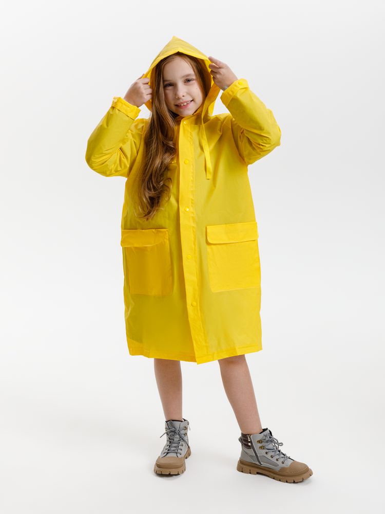 Дождевик детский RainDrop Kids, желтый - купить оптом