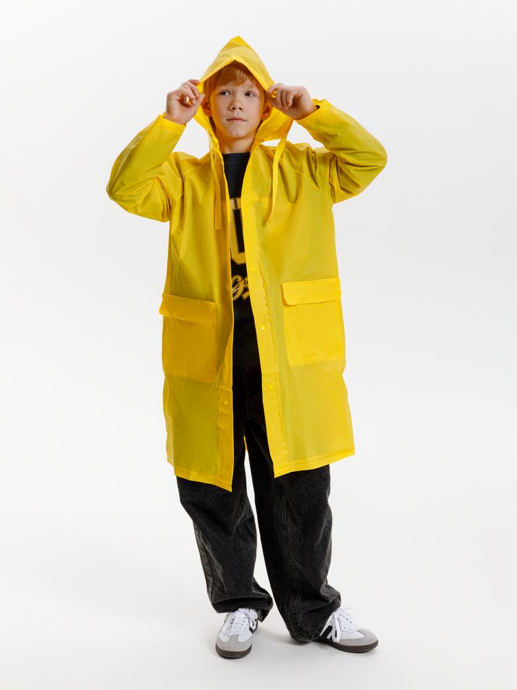 Дождевик детский RainDrop Kids, желтый - купить оптом