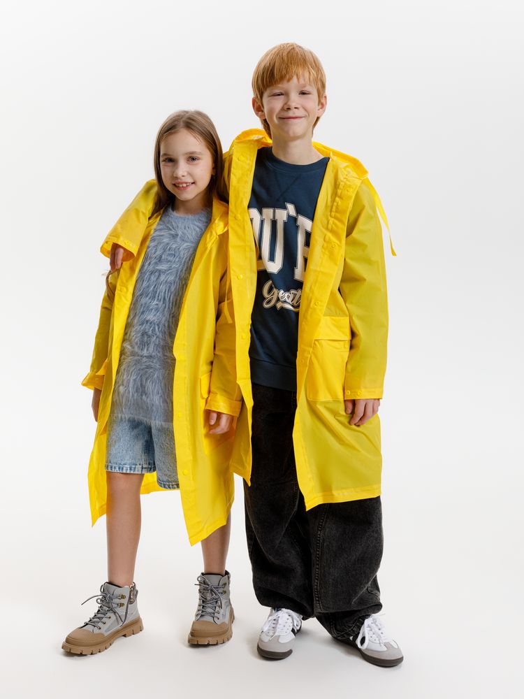 Дождевик детский RainDrop Kids, желтый - купить оптом