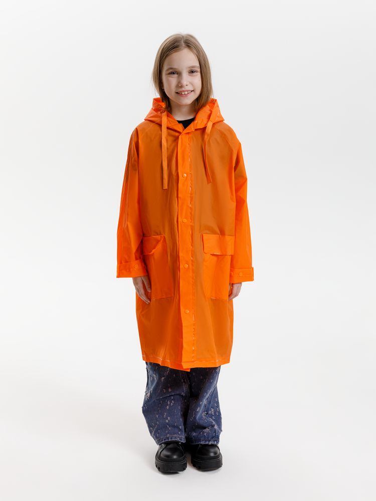 Дождевик детский RainDrop Kids, оранжевый - купить оптом