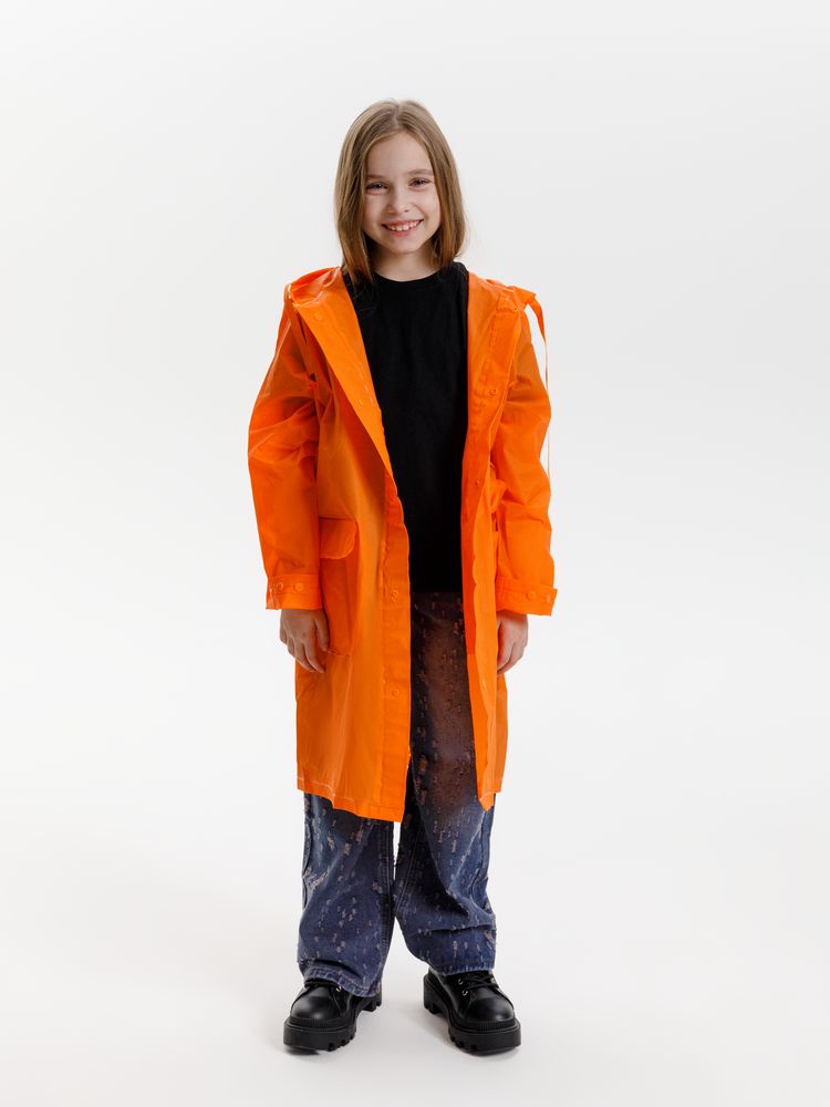 Дождевик детский RainDrop Kids, оранжевый - купить оптом