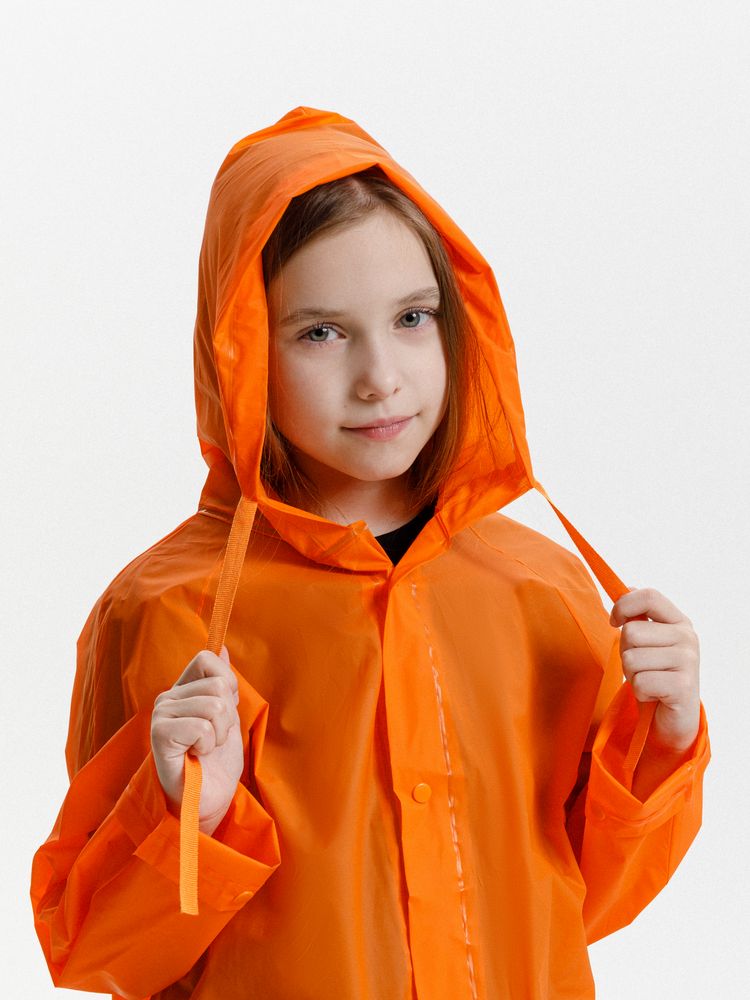 Дождевик детский RainDrop Kids, оранжевый - купить оптом