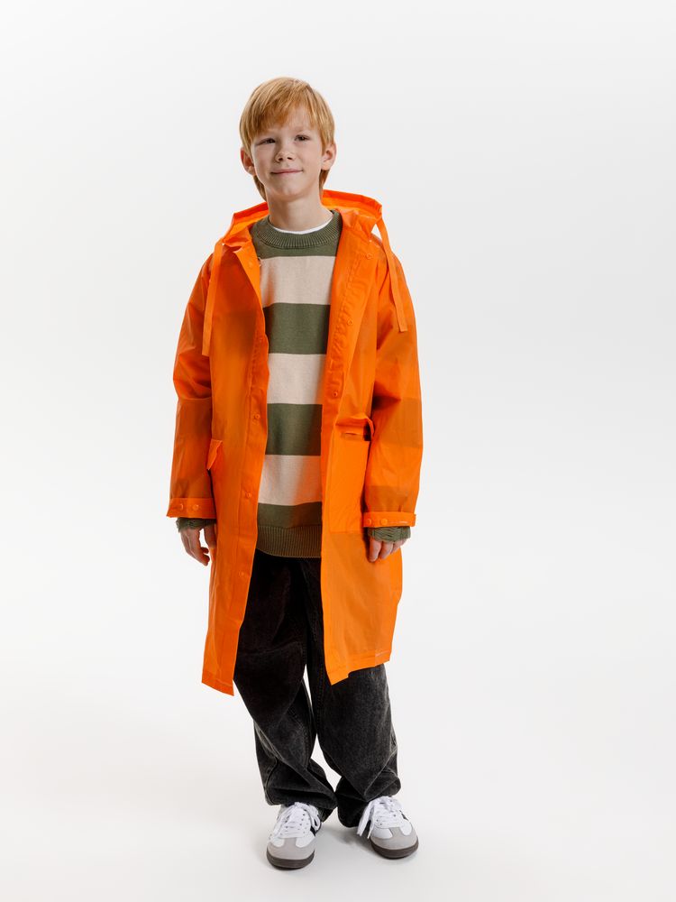 Дождевик детский RainDrop Kids, оранжевый - купить оптом