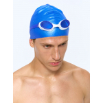Очки для плавания Swimatic, синие с белым, фото 8