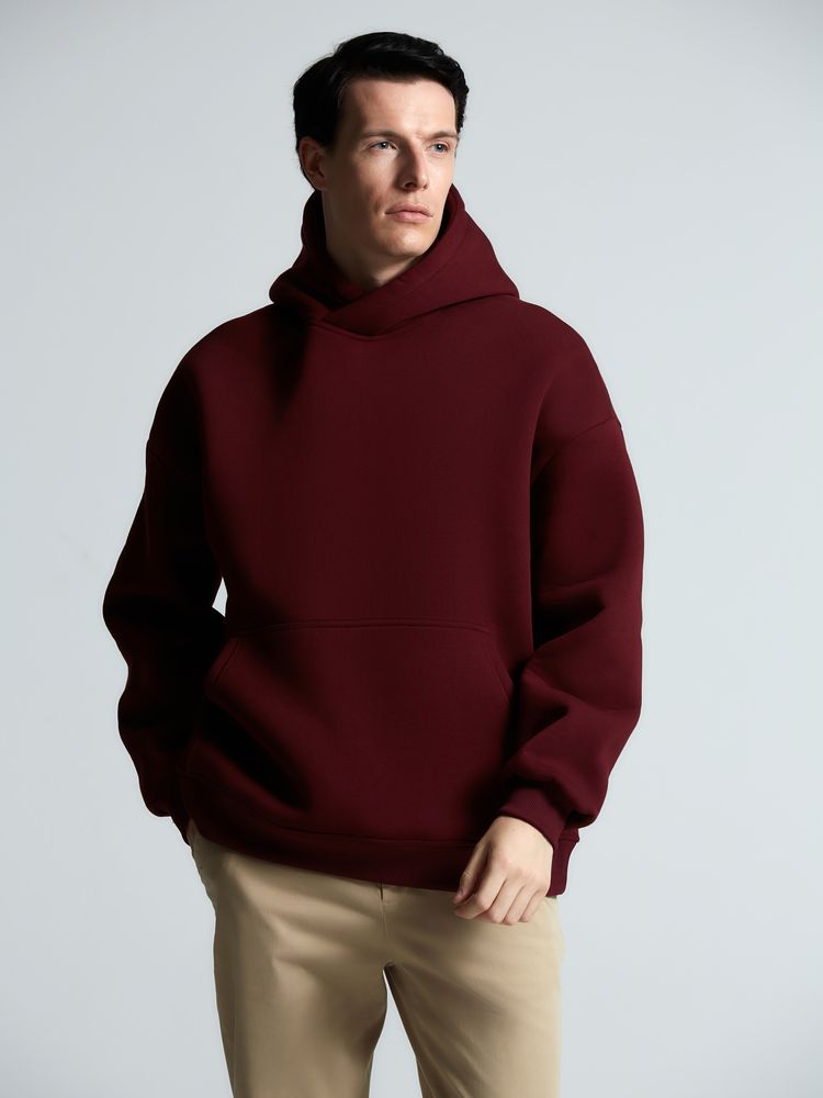 Худи Kulonga Oversize, бордовое - купить оптом