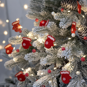 Гирлянда Merry Mittens, красная - купить оптом