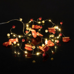 Гирлянда Merry Mittens, красная, фото 2