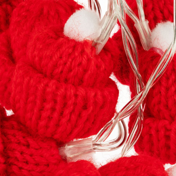 Гирлянда Cosy Poms, красная - купить оптом
