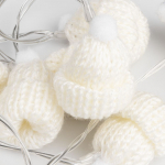 Гирлянда Cosy Poms, белая, фото 3