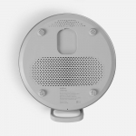 Bluetooth-колонка с беспроводной зарядкой и часами netEnergy, серая, фото 5