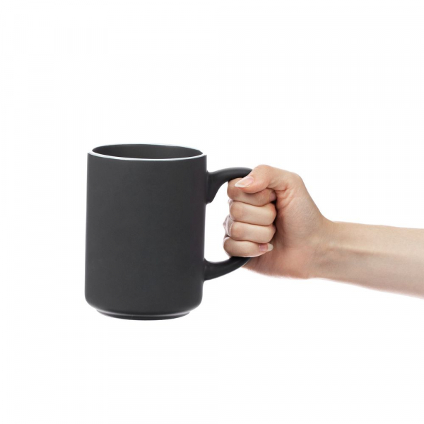Кружка Mugful, темно-серая (графитовая) - купить оптом