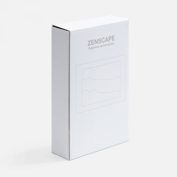 Песочная картина-антистресс Zenscape, белая с синим - купить оптом