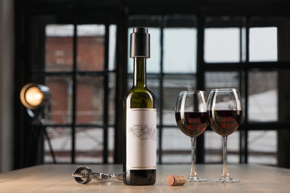 Винный набор Winetura, черный - купить оптом