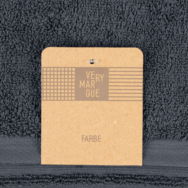 Полотенце Farbe, среднее, темно-серое - купить оптом