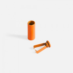 Наконечник для шнурка Nozzle, ver.2, оранжевый неон, фото 2