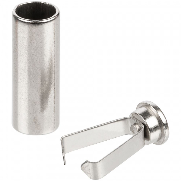 Наконечник для шнурка Nozzle, ver.2, серебристый - купить оптом