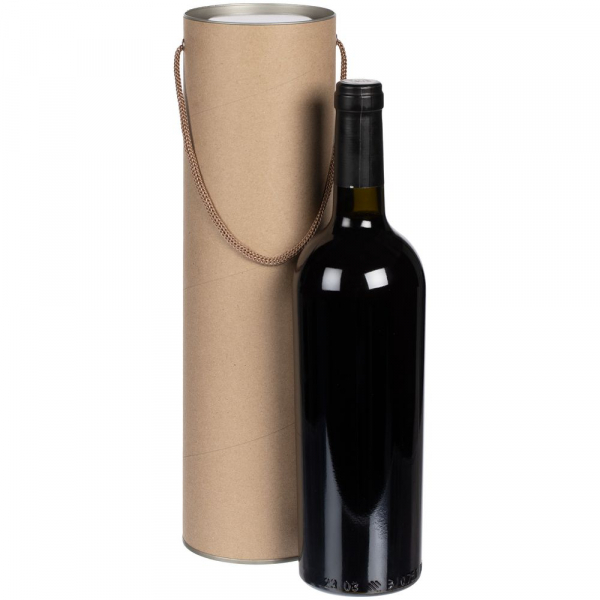 Тубус для бутылки Tinto, крафт - купить оптом