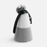 Bluetooth-колонка с беспроводной зарядкой и подсветкой Cone Sonance, серая, фото 2