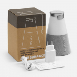 Bluetooth-колонка с беспроводной зарядкой и подсветкой Cone Sonance, серая, фото 7