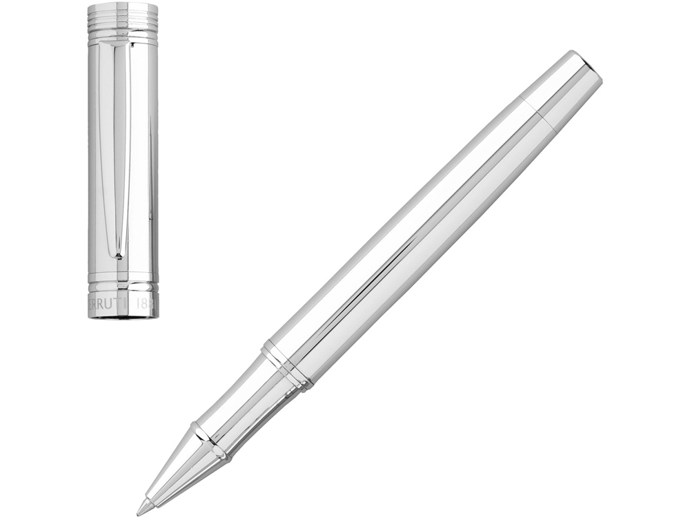 Ручка-роллер Zoom Classic Silver. Cerruti 1881, серебристый - купить оптом