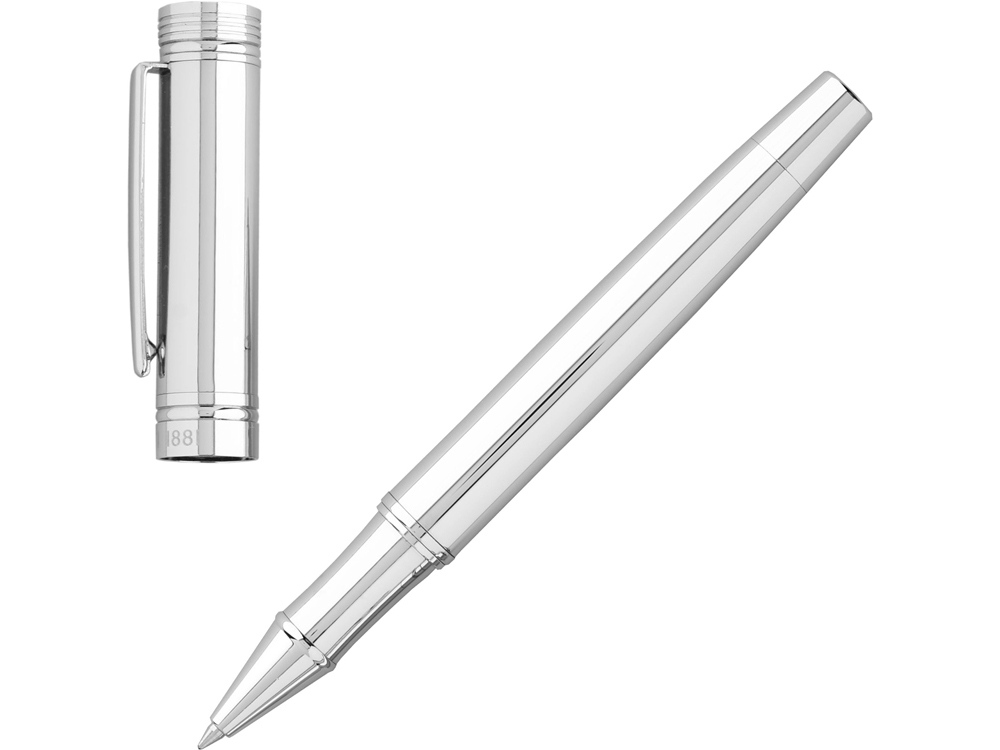 Ручка-роллер Zoom Classic Silver. Cerruti 1881, серебристый - купить оптом