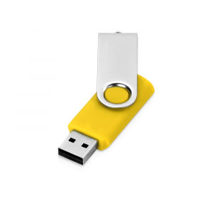 Флеш-карта USB 2.0 16 Gb Квебек, желтый - купить оптом