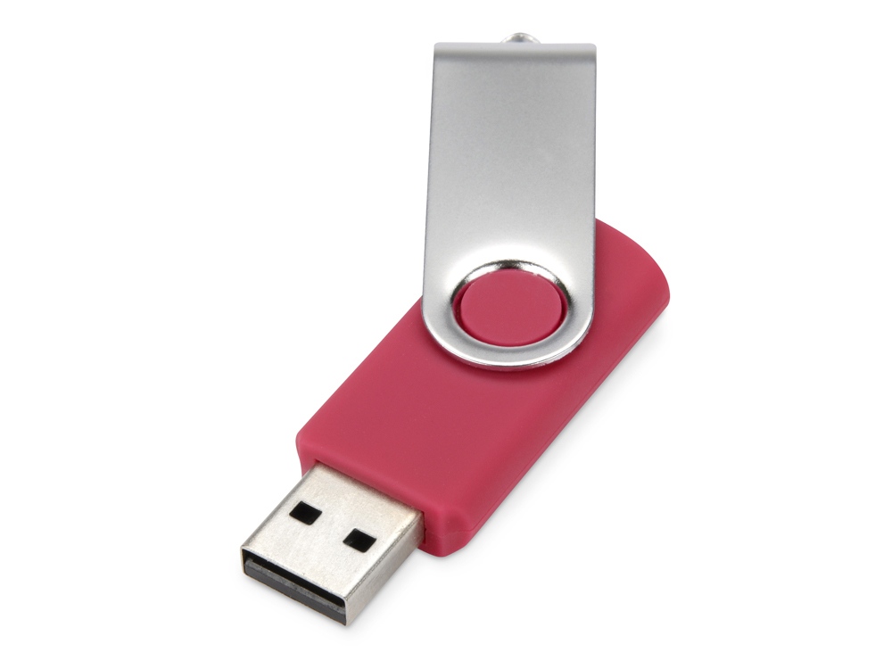 Флеш-карта USB 2.0 16 Gb Квебек, розовый - купить оптом