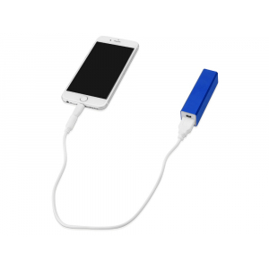 Портативное зарядное устройство Брадуэлл, 2200 mAh, синий - купить оптом