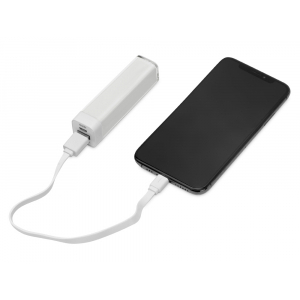 Портативное зарядное устройство Ангра, 2200 mAh, белый - купить оптом