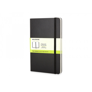 Записная книжка Moleskine Classic (нелинованный) в твердой обложке, Pocket (9x14см), черный - купить оптом