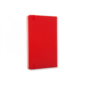 Записная книжка Moleskine Classic (нелинованный) в твердой обложке, Large (13х21см), красный - купить оптом