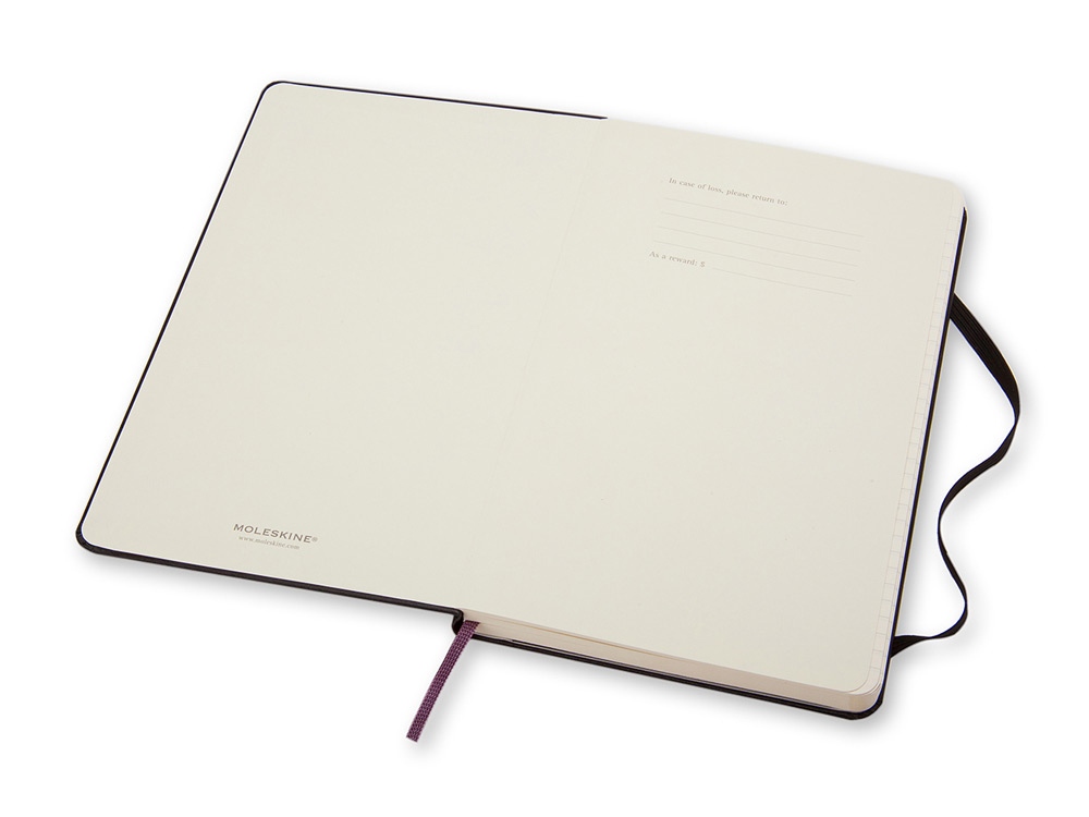 Записная книжка Moleskine Classic (в линейку) в твердой обложке, Pocket (9x14см), черный - купить оптом