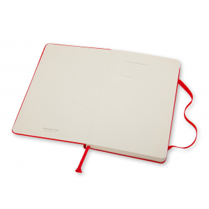 Записная книжка Moleskine Classic (в линейку) в твердой обложке, Large (13х21см), красный - купить оптом