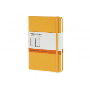 Записная книжка Moleskine Classic (в линейку) в твердой обложке, Pocket (9x14см), оранжевый - купить оптом