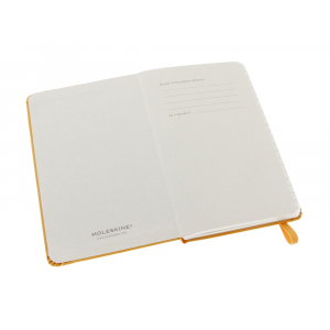 Записная книжка Moleskine Classic (в линейку) в твердой обложке, Pocket (9x14см), оранжевый - купить оптом