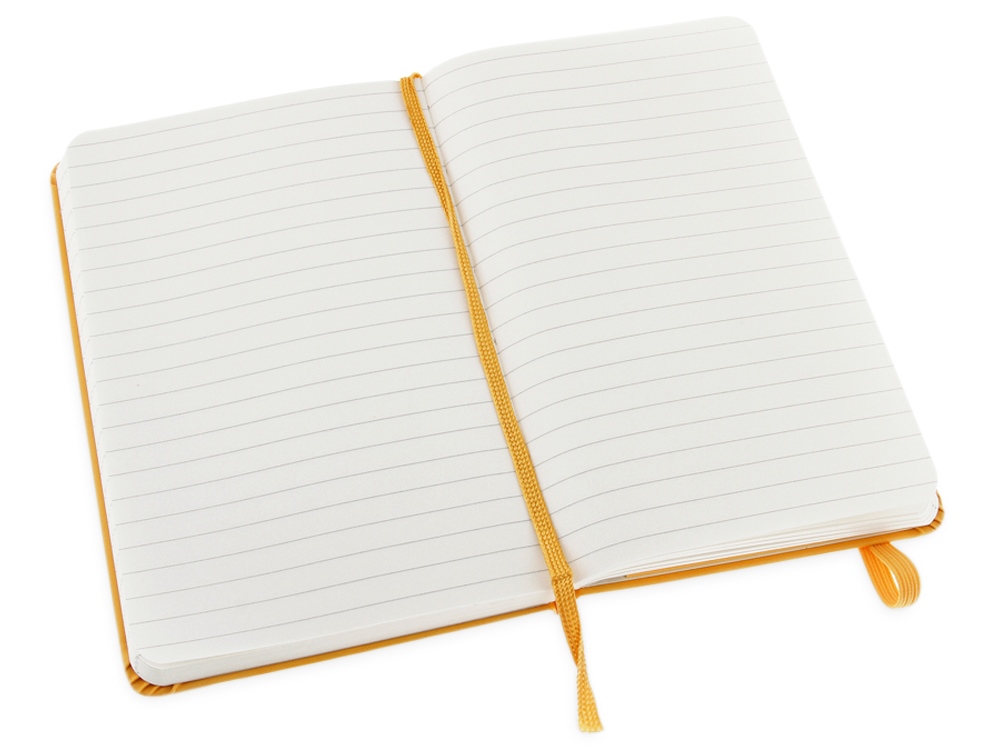 Записная книжка Moleskine Classic (в линейку) в твердой обложке, Pocket (9x14см), оранжевый - купить оптом
