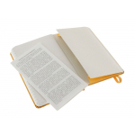 Записная книжка Moleskine Classic (в линейку) в твердой обложке, Pocket (9x14см), оранжевый, фото 3