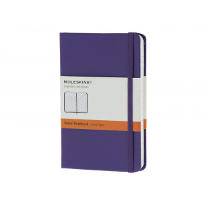 Записная книжка Moleskine Classic (в линейку) в твердой обложке, Pocket (9x14см), фиолетовый - купить оптом